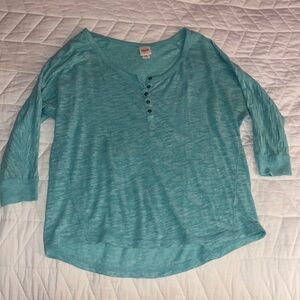 Quarter button half sleeve shirt